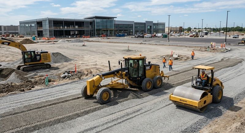 Parking Lot Excavation in Utah County, UT