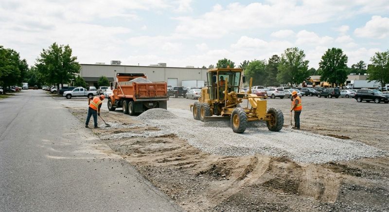 Parking Lot Gravel Repair in Alpharetta, GA